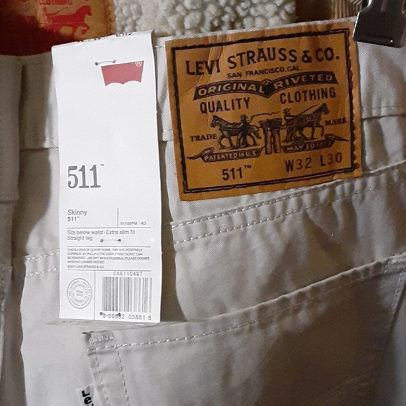 Khaki 511 Skinny Levi's - Picture 3 of 7